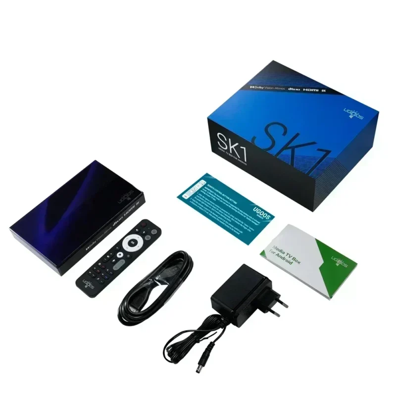 Ugoos SK1 Smart TV Box Android 11 Amlogic S928X-K 8GB 128GB Wifi 6 BT5.2 1000M décodeur Dolby Widevine L1 DTS Support – Image 6
